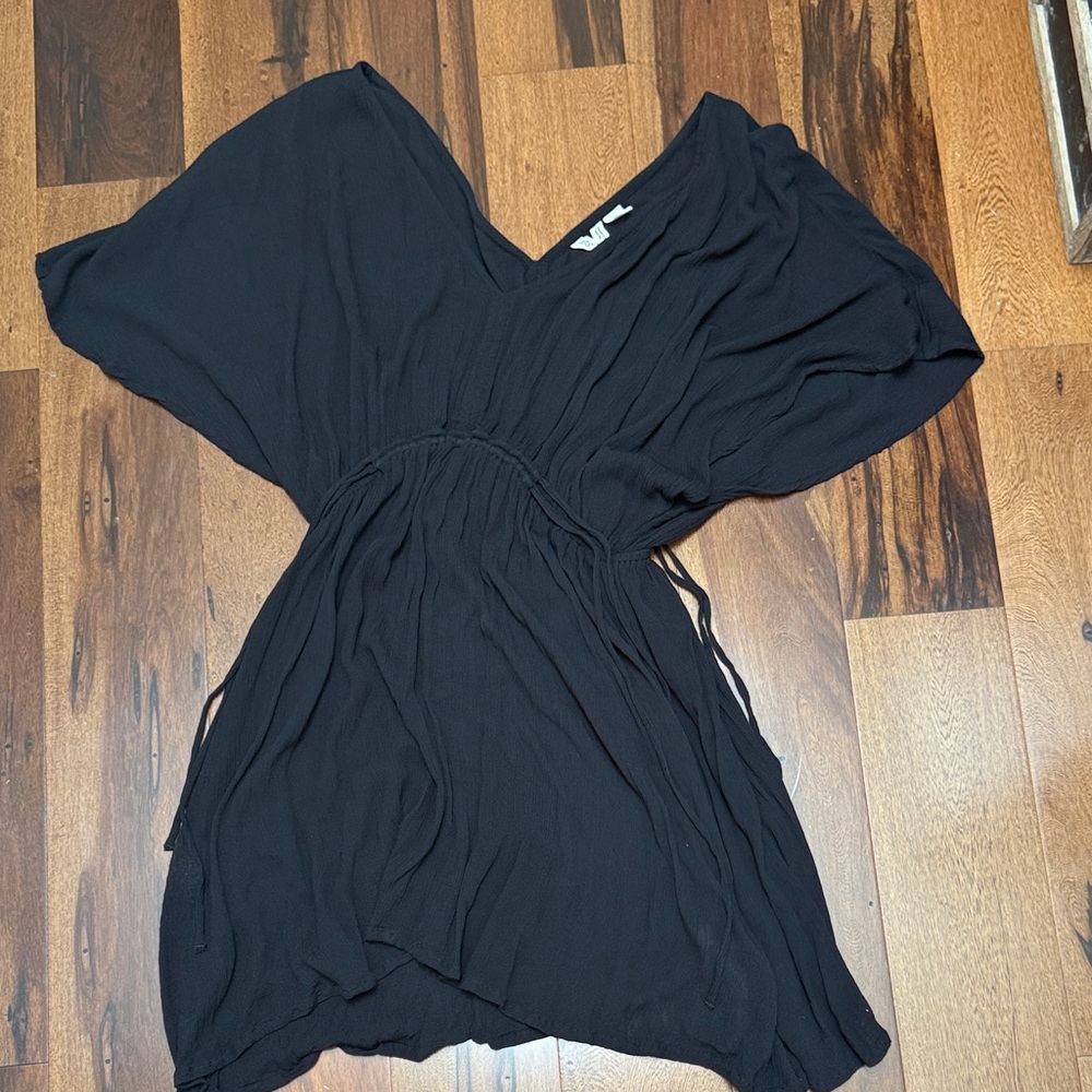 Roxy Black V-Neck dress/cover up